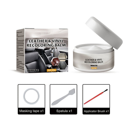 🔥Leather & Vinyl Recoloring Balm Kit – Restore Faded Seats, Sofas & Shoes