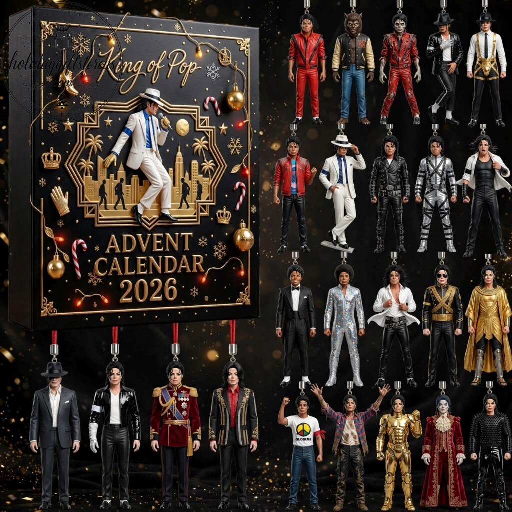 🎁 2026 Holiday Character Advent Calendar – 24 Collectible Christmas Ornaments