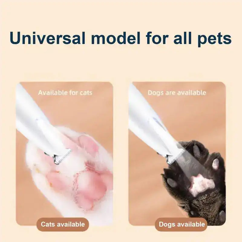 🏆LAST DAY 50% OFF✂️🐾Precision Pet Trimmer – Safe Grooming for Paws, Eyes & Tail with LED Light