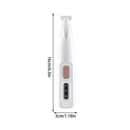 🏆LAST DAY 50% OFF✂️🐾Precision Pet Trimmer – Safe Grooming for Paws, Eyes & Tail with LED Light