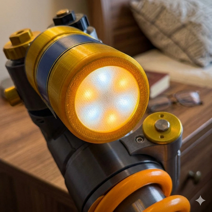 Inspired Suspension Shock Absorber Lamp - Adjustable LED Light for Gamers & Car Enthusiasts