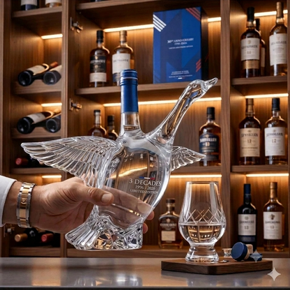🔥HOT SALE 55% OFF🪿Goose 30th Anniversary 3D Sculpted Vodka Bottle