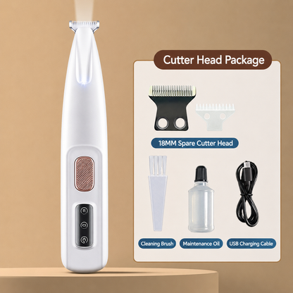 🏆LAST DAY 50% OFF✂️🐾Precision Pet Trimmer – Safe Grooming for Paws, Eyes & Tail with LED Light