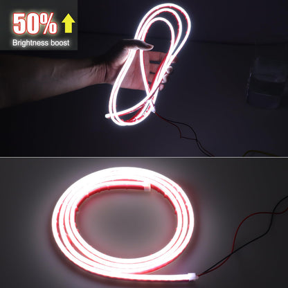 71” High Brightness Automotive Hood Gap LED Strip - Ambient Lighting Package with Unique Daytime Running Light Design, Easy Installation, 12V-Ice Blue eclipse led lights