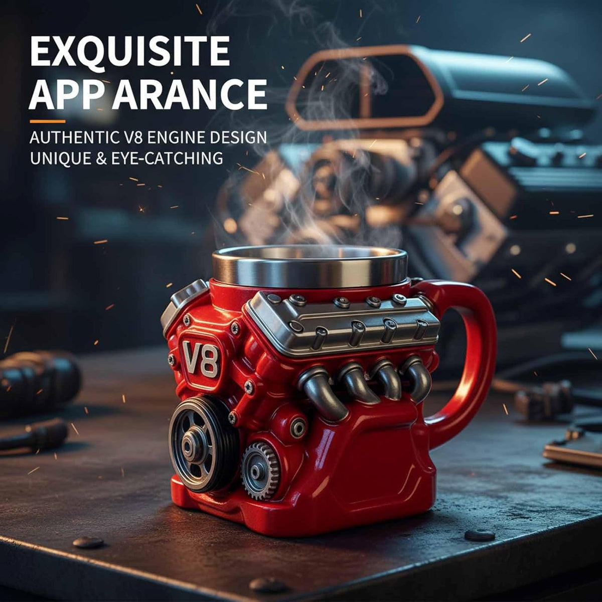 🔥2026 Hot Sale 🚘️Ultimate Engine Theme Gift Mug · The Dream Choice for Car Enthusiasts
