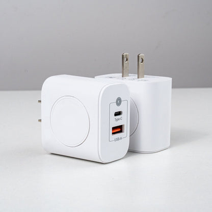23W 3-in-1 Charger with Wireless Charging for Watches