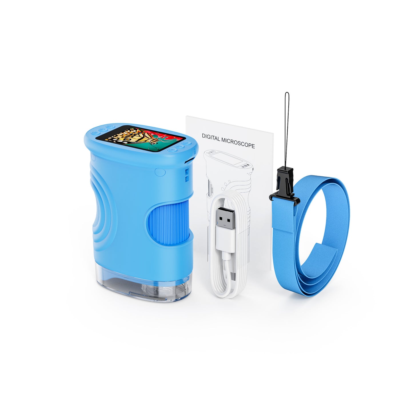 🔥HOT SALE 55%OFF🔬 1000X Handheld Microscope for Kids with 4K 2.0" Screen – Turn Screen Time Into Discovery