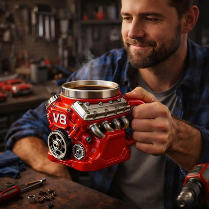 🔥2026 Hot Sale 🚘️Ultimate Engine Theme Gift Mug · The Dream Choice for Car Enthusiasts
