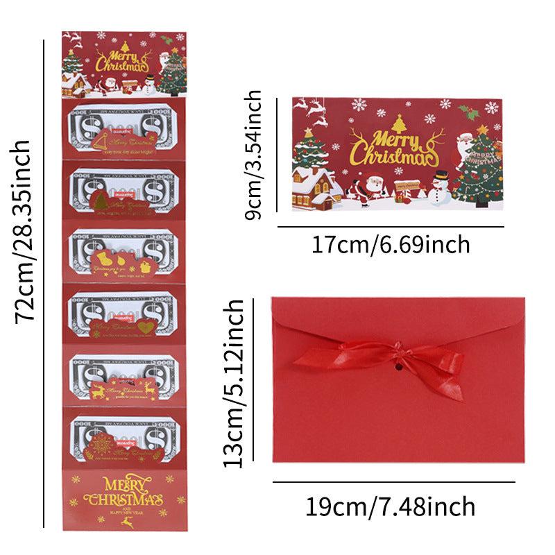 🎁 LAST DAY 49% OFF🎅🎄Foldable 6-Slot Christmas Red Envelope