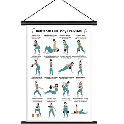 🔥Tai Chi Chair Workout Chart for Seniors (16 x 24 inches)