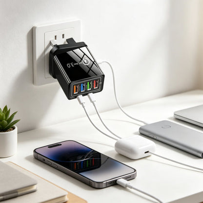 ⚡ One Charger. Four Devices. Zero Waiting.⚡