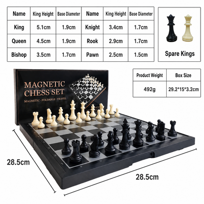 🔥 50% OFF Today! ♟️ Premium Magnetic Chess Set – Master Every Move Like a Pro 🏆250th Anniversary Special Edition Chessboard & Pieces