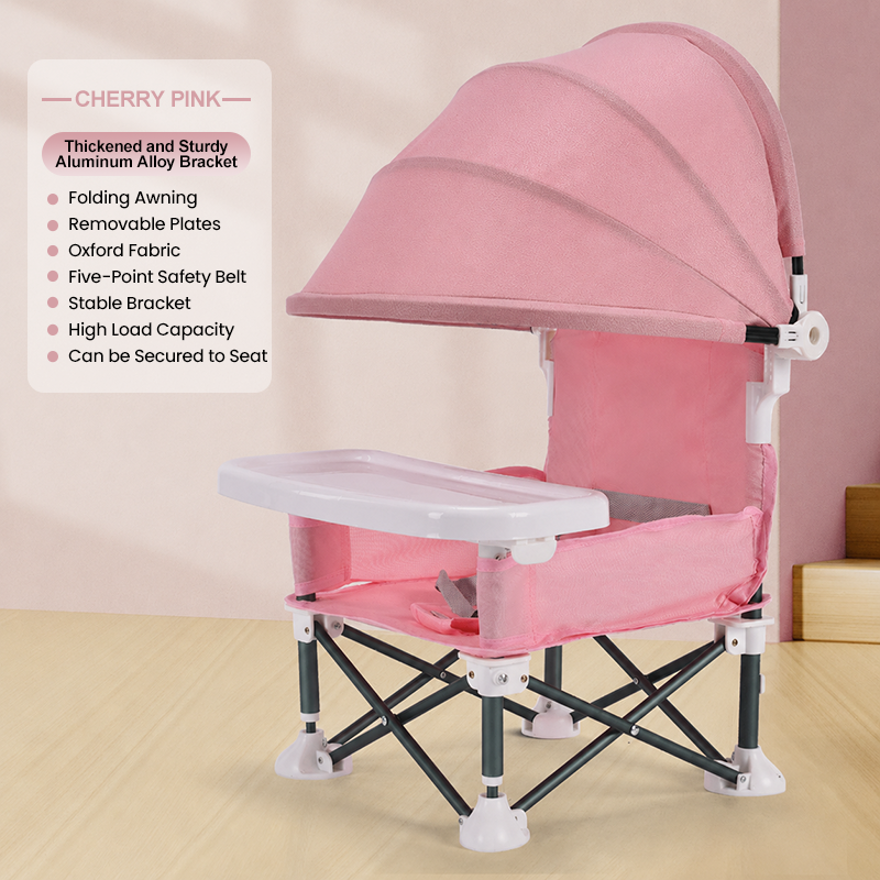 🔥 50% OFF Today – Foldable Baby Camping Chair with Tray for On the Go