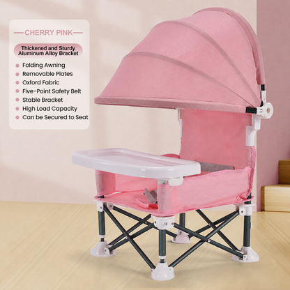 🔥 50% OFF Today – Foldable Baby Camping Chair with Tray for On the Go