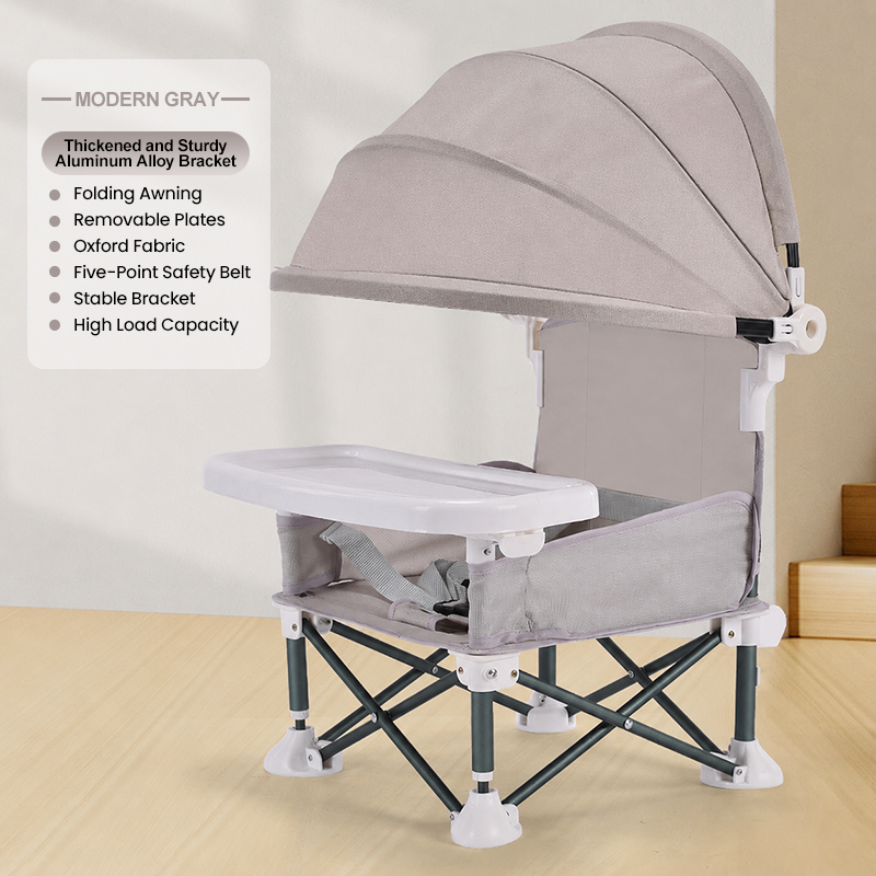 🔥 50% OFF Today – Foldable Baby Camping Chair with Tray for On the Go