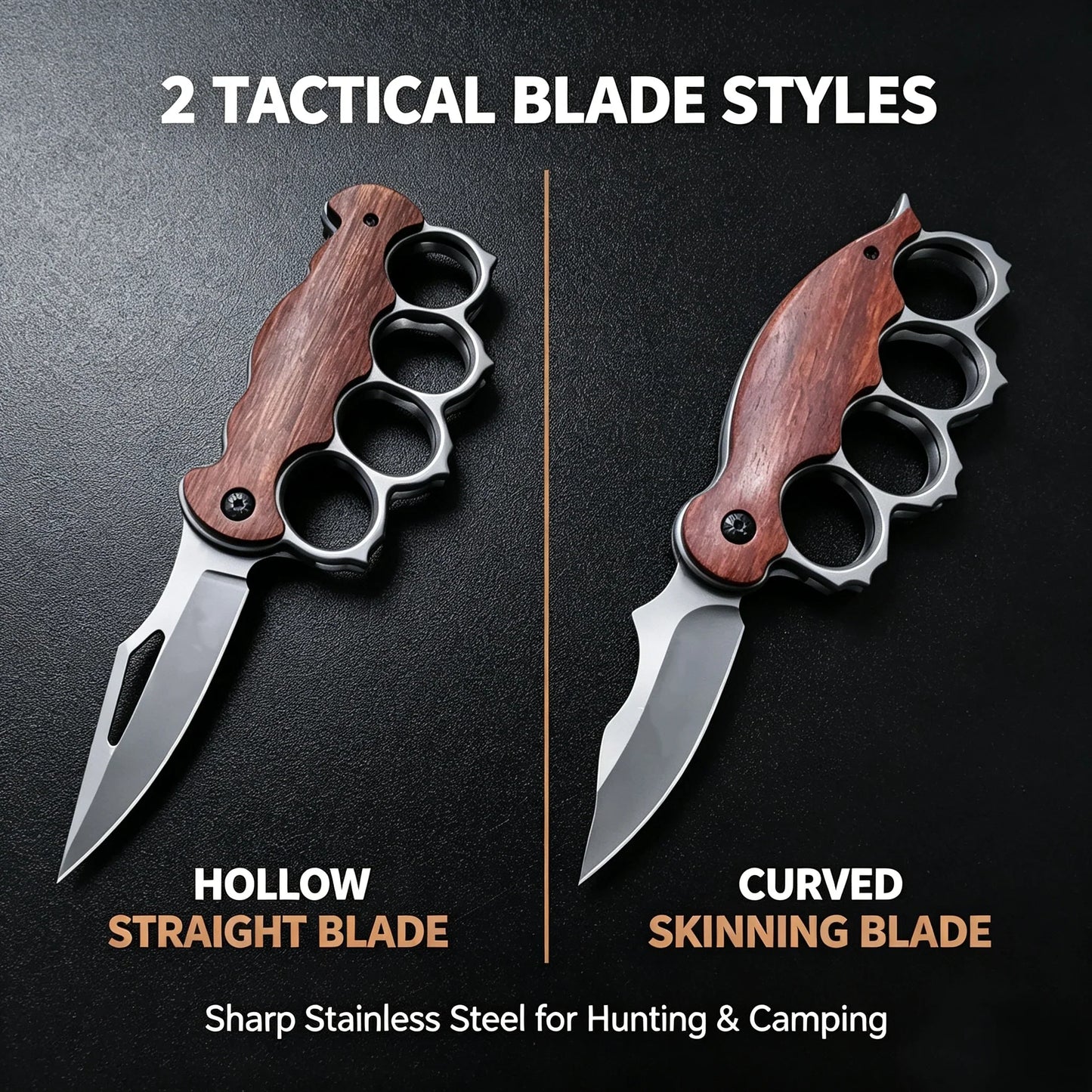 🔥HOT SALE 50% OFF🐅Tiger Finger Fist Tactical Folding Knife🗡️