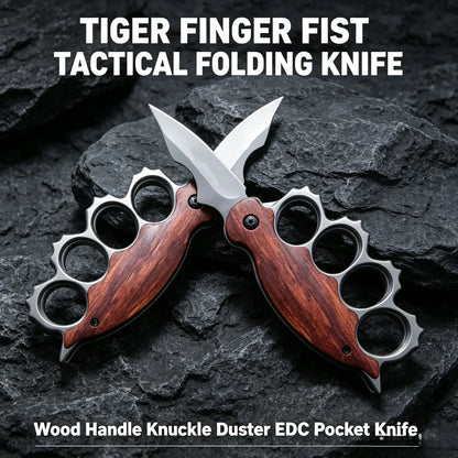 🔥HOT SALE 50% OFF🐅Tiger Finger Fist Tactical Folding Knife🗡️