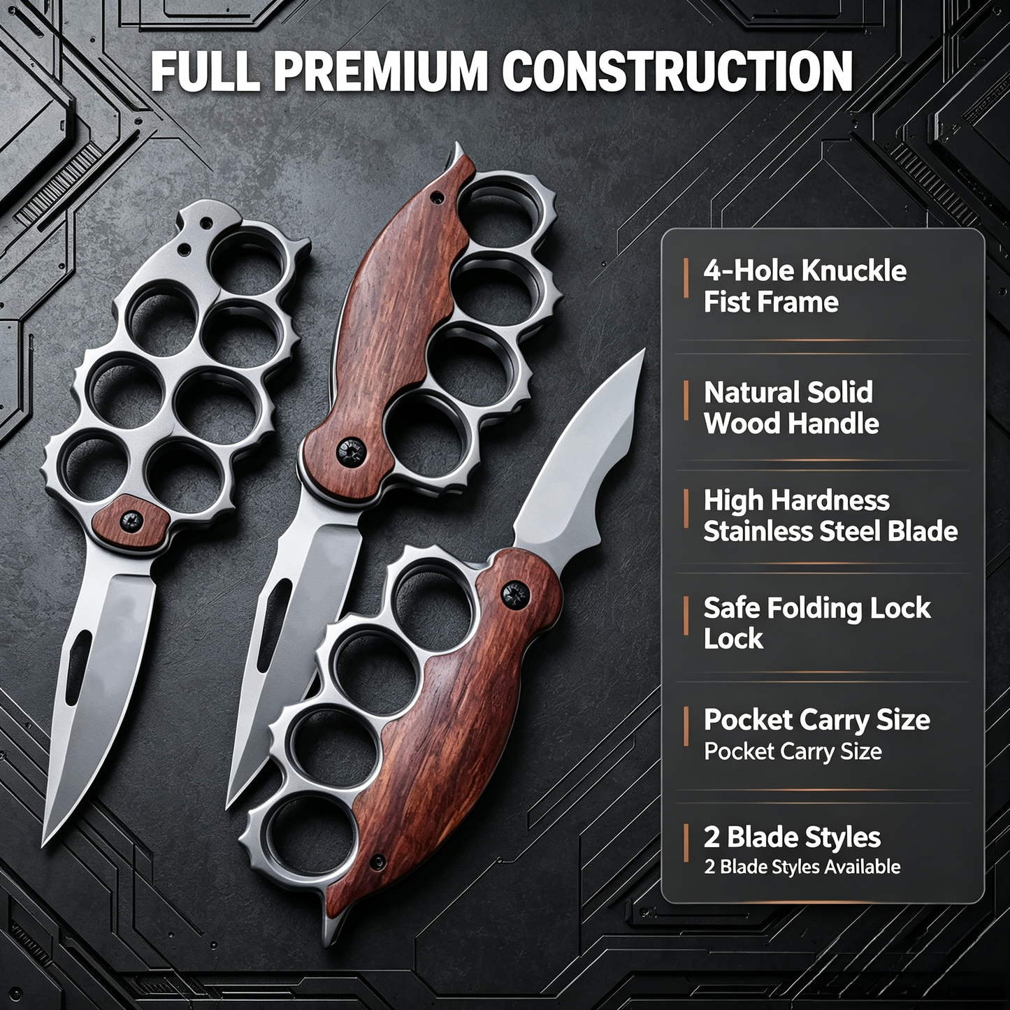 🔥HOT SALE 50% OFF🐅Tiger Finger Fist Tactical Folding Knife🗡️