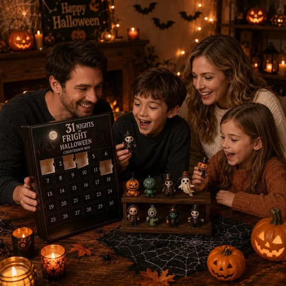 🎃 31 Nights of Fright Halloween Countdown Calendar – 31 Days of Spooky Surprises & Collectible Figurines