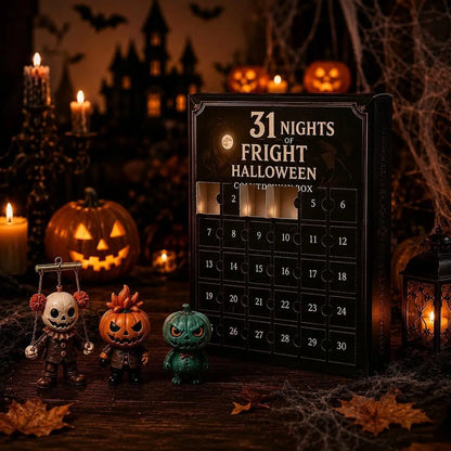 🎃 31 Nights of Fright Halloween Countdown Calendar – 31 Days of Spooky Surprises & Collectible Figurines