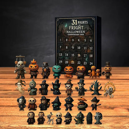 🎃 31 Nights of Fright Halloween Countdown Calendar – 31 Days of Spooky Surprises & Collectible Figurines
