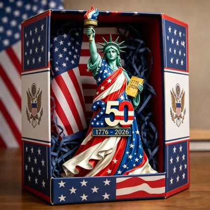 🔥HOT SALE 🇺🇸 Handmade USA 250th Anniversary Statue of Liberty Figurine