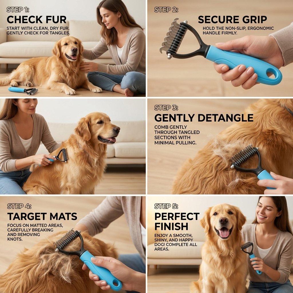 🔥HOT SALE 49% OFF🐱🐶Universal Pet Detangling Comb✨