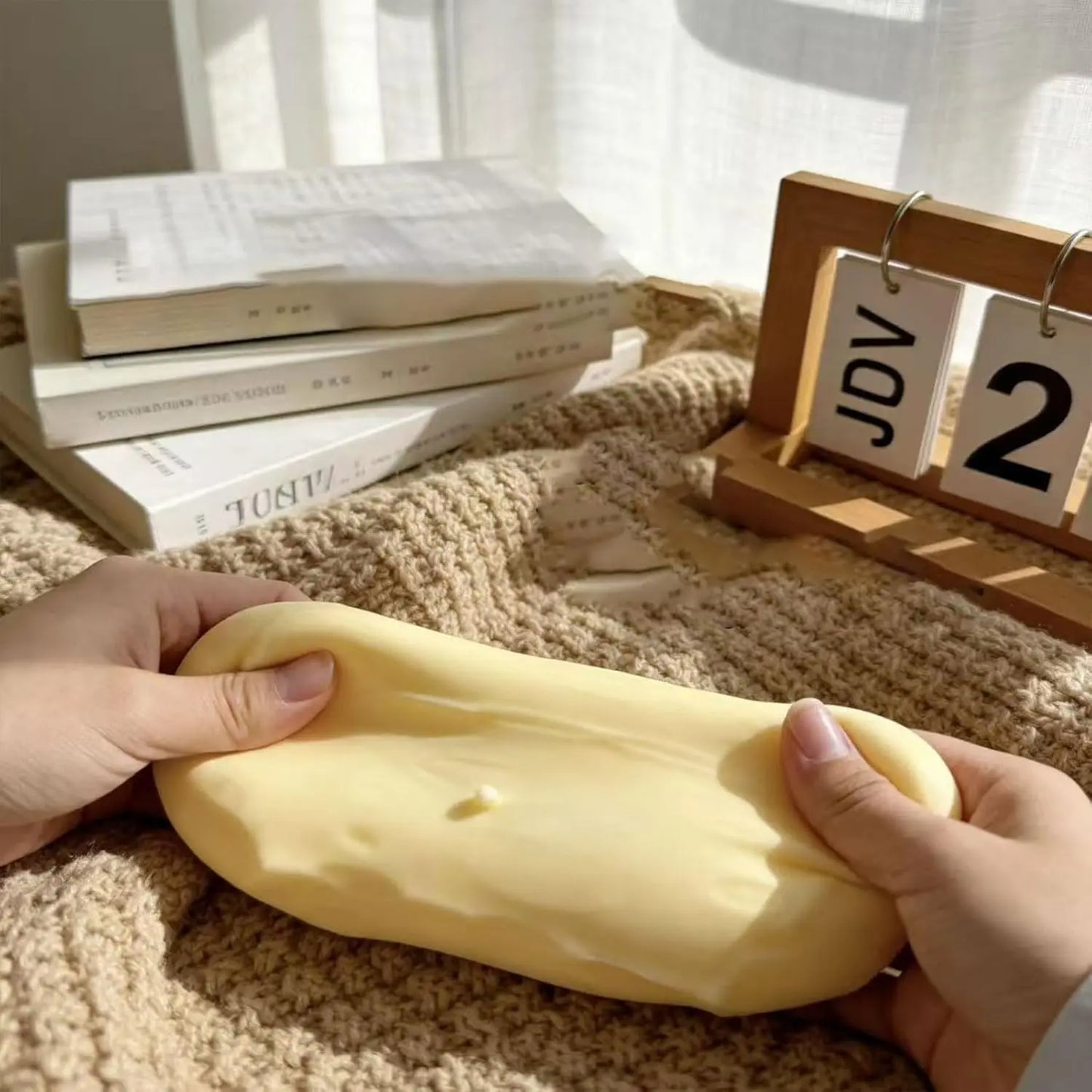 🔥Last Day: 49% OFF🔥Slow Rise Squishy Cheese Block, Fun Desk Decor