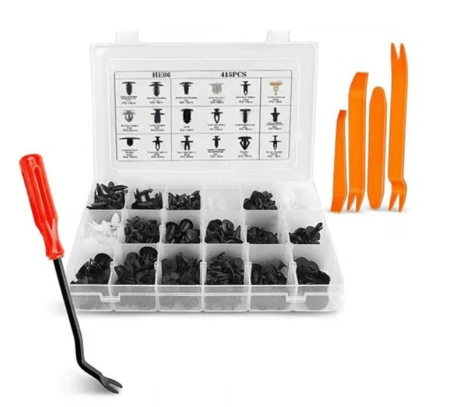 🔧🚗 625PCS Car Fastener Box Set – Universal Auto Clips Assortment 📦