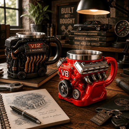 🔥2026 Hot Sale 🚘️Ultimate Engine Theme Gift Mug · The Dream Choice for Car Enthusiasts