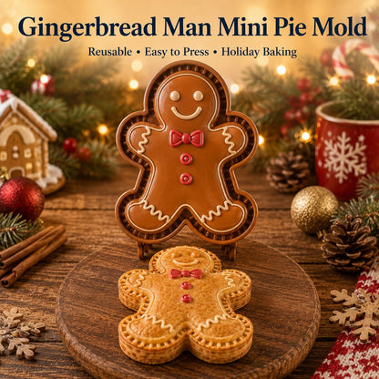 🔥 Last Day 49% OFF 🎄 9-Design Christmas Mini Pie Mold Collection 🥧✨