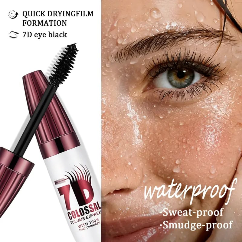 🔥LAST DAY 55% OFF👀7D Waterproof Mascara – 24H Volume & Curl