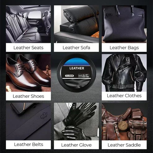 ✨ Leather Cleaning & Care Cream – Deep Clean & Restore Leather Surfaces 🧴