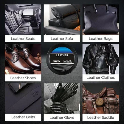 ✨ Leather Cleaning & Care Cream – Deep Clean & Restore Leather Surfaces 🧴