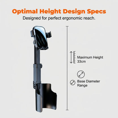 🔥 48% OFF | Magnetic Car Phone Holder Mount – 360° Adjustable, Strong N52 Magnet, One-Hand Operation