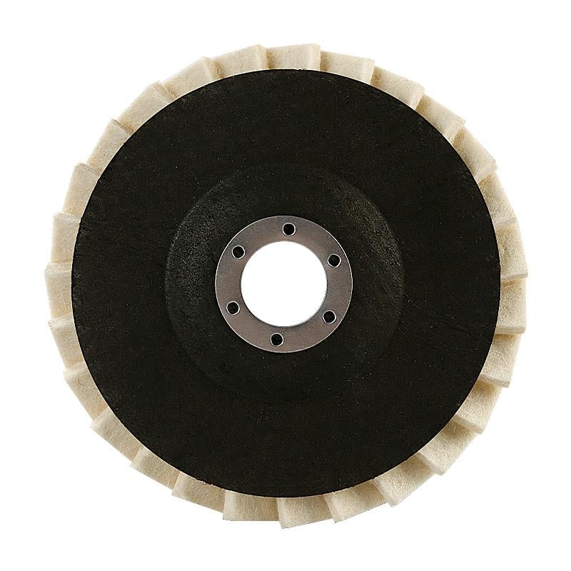 🎁Last Day Promotion 49% OFF🔥 Premium Wool Felt Polishing Flap Disc for Angle Grinders - Mirror Finish Made Easy