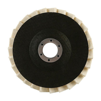 🎁Last Day Promotion 49% OFF🔥 Premium Wool Felt Polishing Flap Disc for Angle Grinders - Mirror Finish Made Easy
