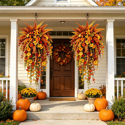 🔥On Sale Only Today 🍂 Artificial Fern for Autumn Outdoor Decor– Autumn Porch & Door Decoration