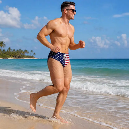 🎁Funny Patriotic Men Swim Trunks