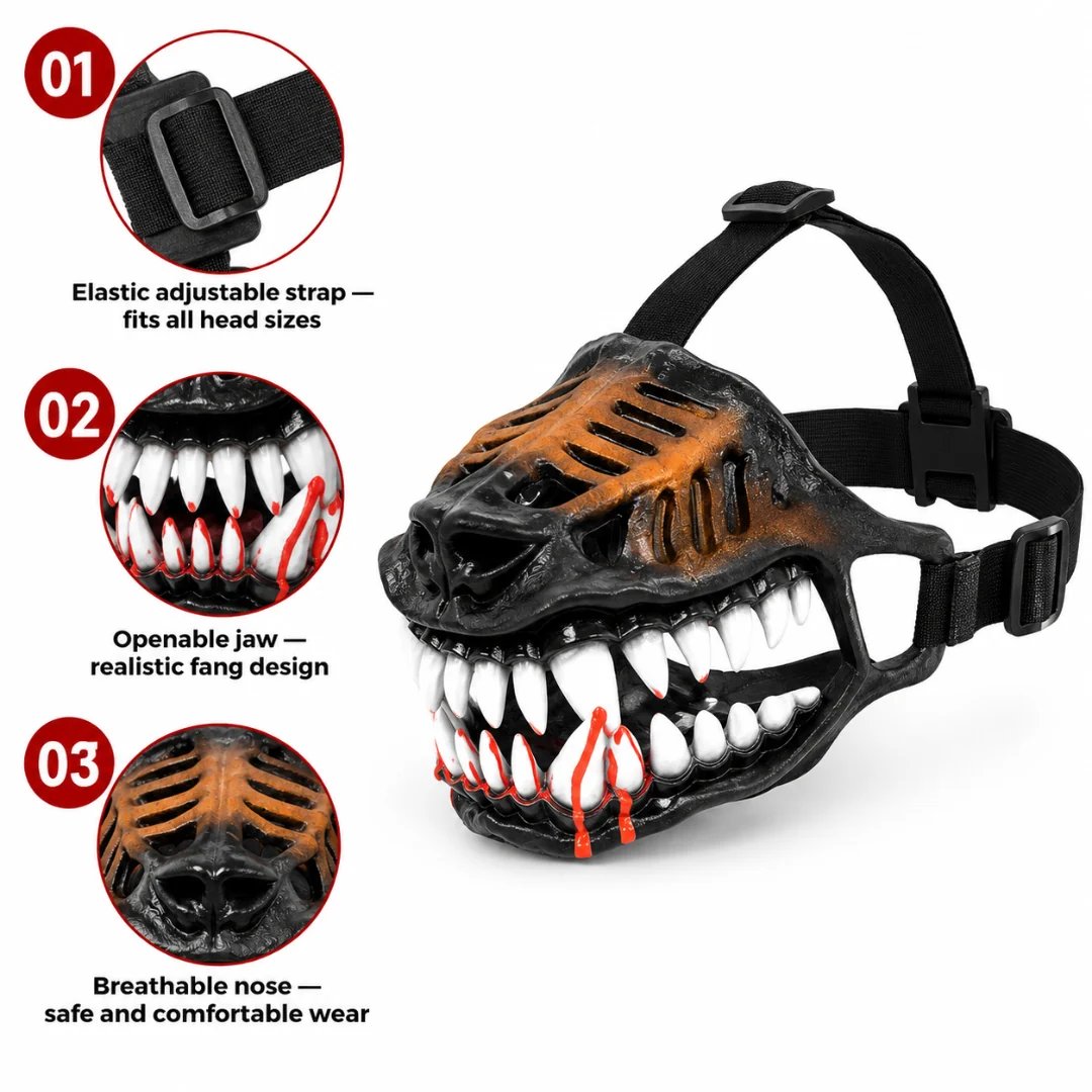 🎃 EARLY HALLOWEEN 50% OFF🔥🐶Hell Hound Monster Muzzle👿