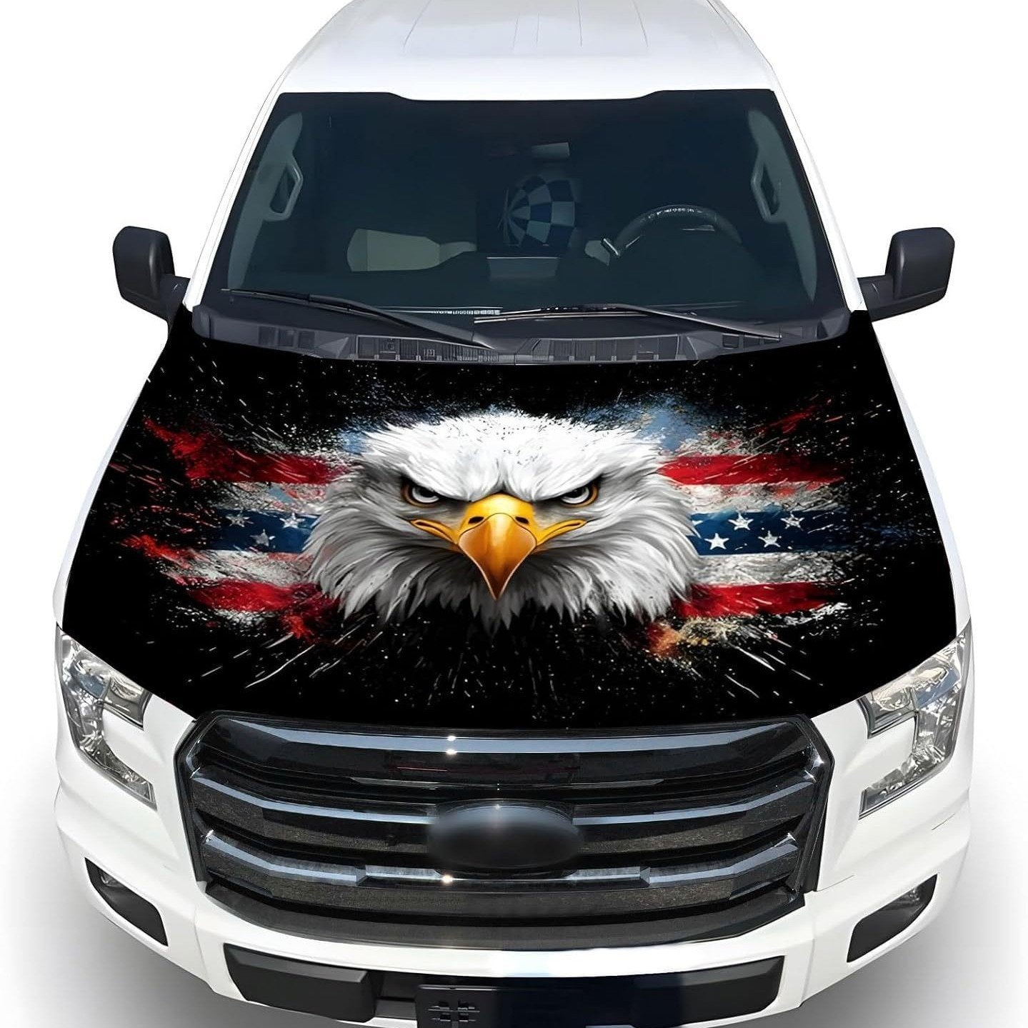 🔥50% OFF Flash Sale 65K+🎉American Car Hood Flag🦅No Glue No Tools🚗 Install in 1 Minute