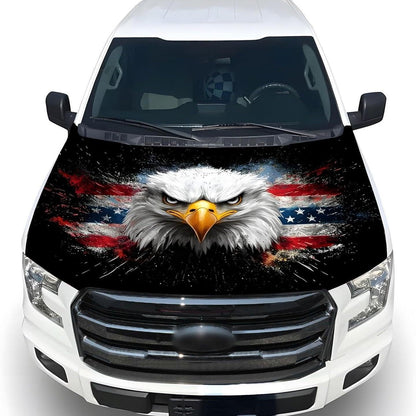 🔥50% OFF Flash Sale 65K+🎉American Car Hood Flag🦅No Glue No Tools🚗 Install in 1 Minute