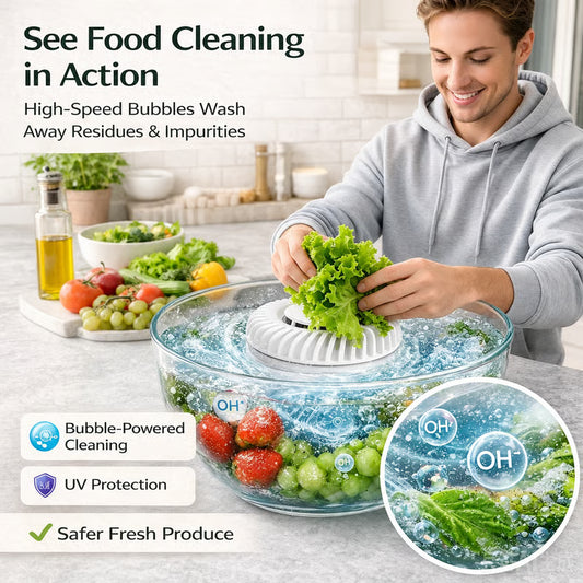 🥬 Fruit Vegetable Purifier – Eliminate Pesticides & Bacteria, Chemical-Free