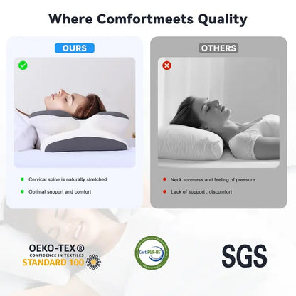 ⚡LAST DAY 50% OFF & Free Shipping🌈 VIPfree Cooling Memory Neck Pillow