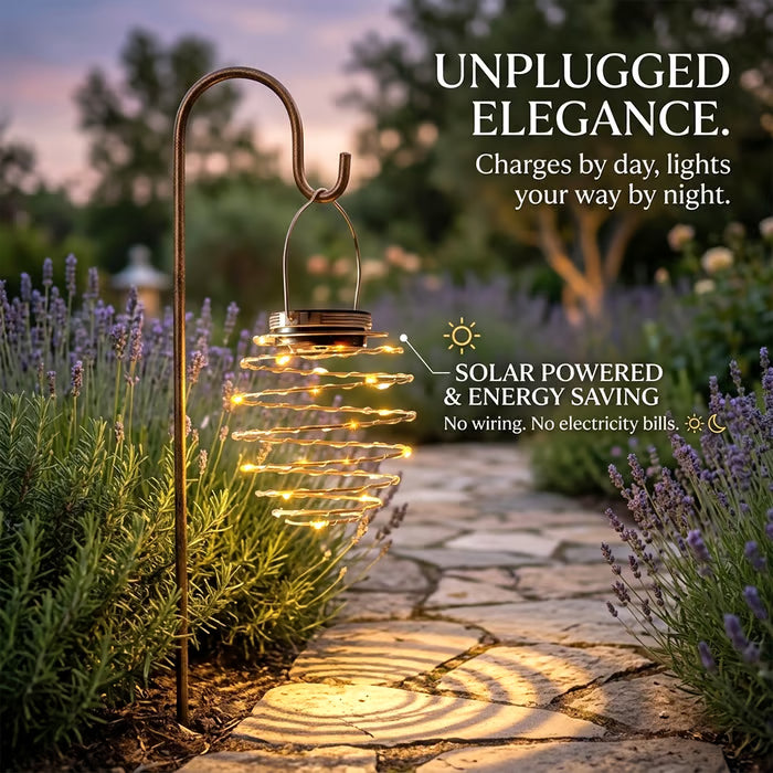 4-Pack Outdoor Solar Pendant Lights ✨🌙 Elegant Solar Hanging Lights for Gardens, Patios & Outdoor Spaces 🌿