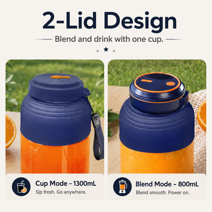 🍓 Portable Juicer Cup Blender – Fresh Smoothies & Shakes Anywhere