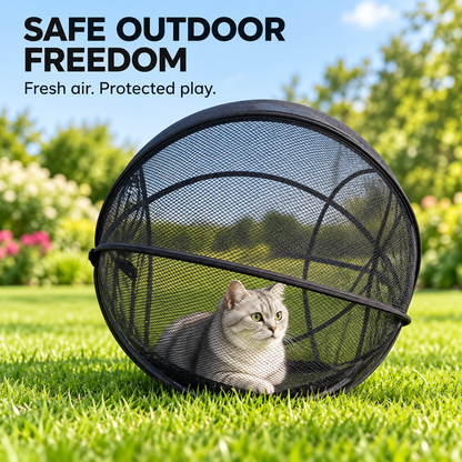 🔥🐱 Pop-Up Cat Playpen 🌿 Fresh Air, Safe Space, Happy Cat
