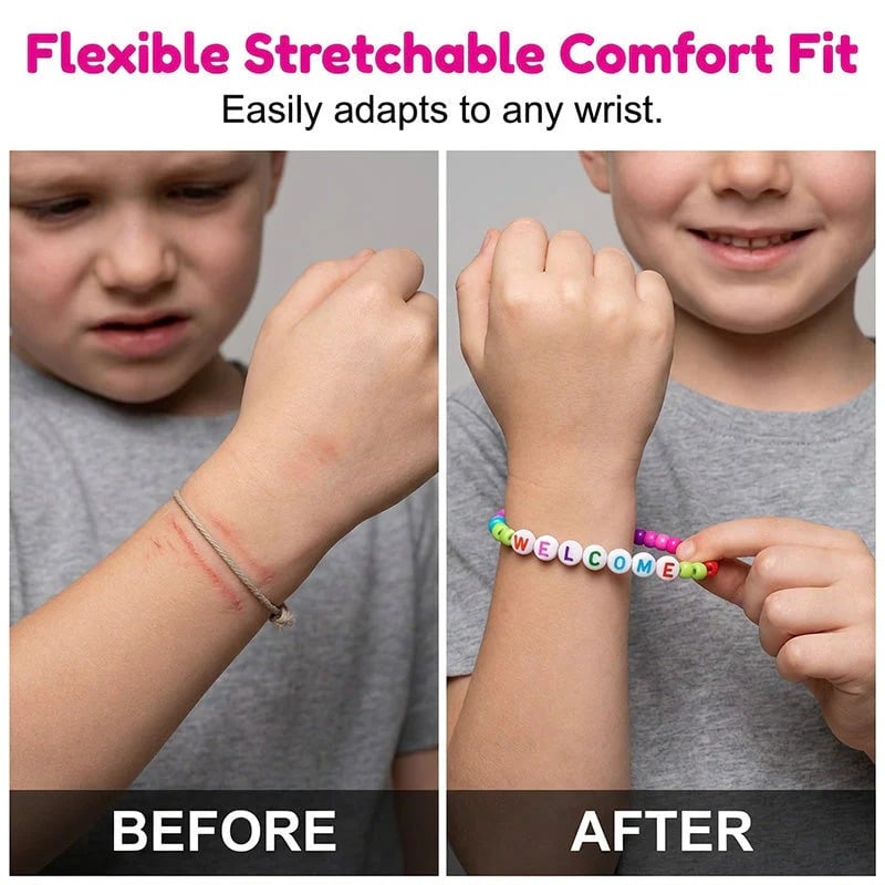 ✨🌈Pack of 25 Welcome Bead Bracelets - Strengthen Classroom Friendship & Spread Warm Kindness!