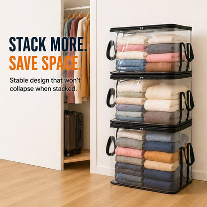 🔥 HOT SALE 50% OFF🔥🧺Large Clear Storage Box✨ Keep Your Home Organized