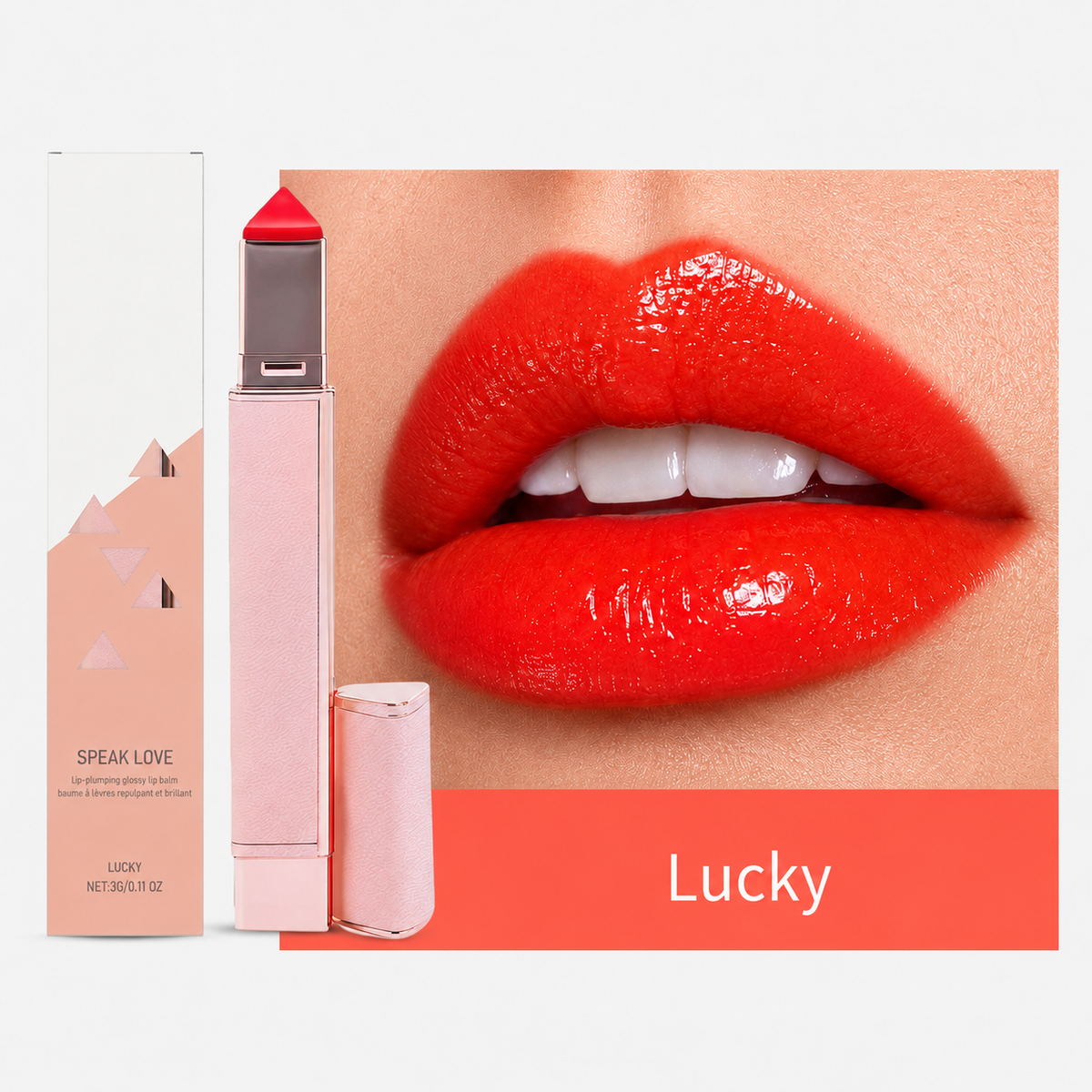 Hydrating Lip Plumping Glossy Lip Balm